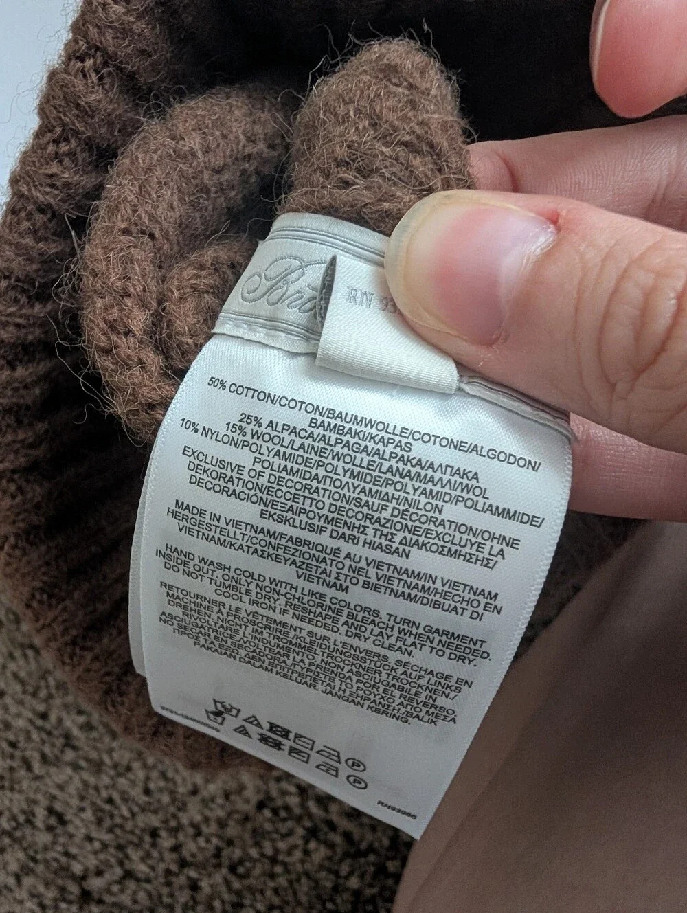 Brooks Brothers Scarf Set In Brown